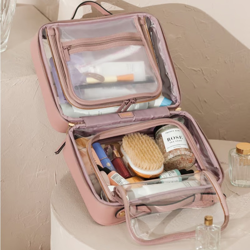 Calpak Large Clear Cosmetics Case